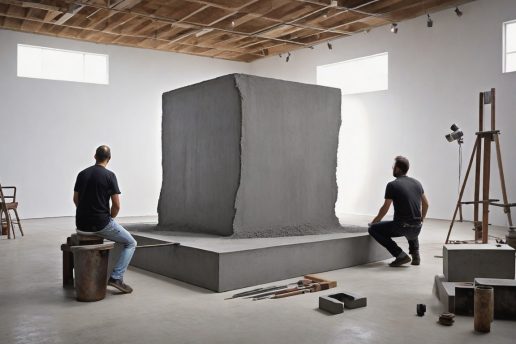 Hur man skapar ett konstverk i betong